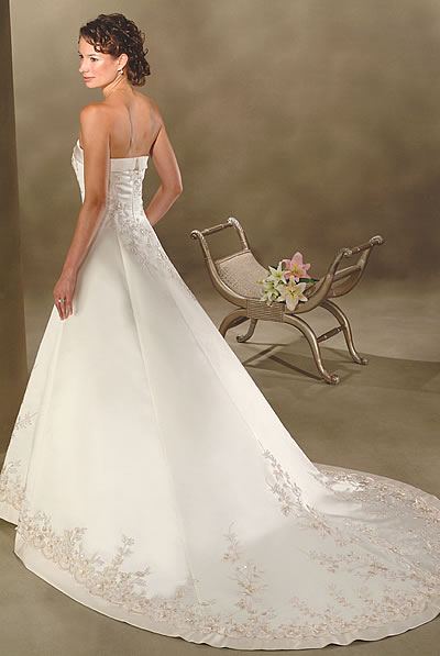 HandmadeOrifashionbride wedding dress / gown BG038