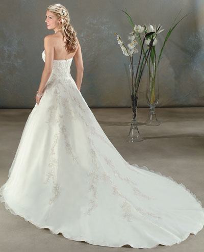 HandmadeOrifashionbride wedding dress / gown BG085 - Click Image to Close