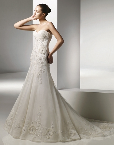 Orifashion HandmadeWedding Dress_ Strapless Slim line DC009 - Click Image to Close