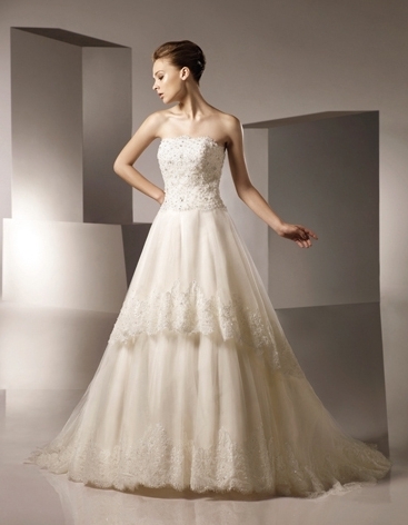 Orifashion HandmadeWedding Dress_ Strapless A-line DC011 - Click Image to Close