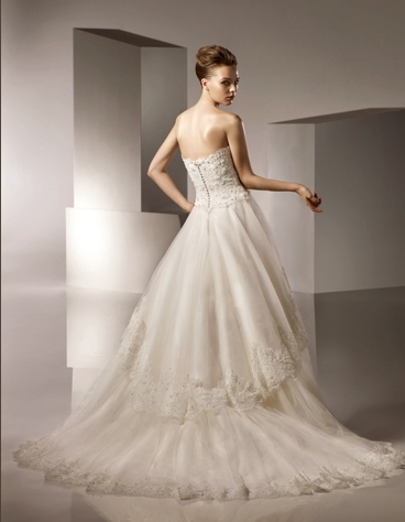 Orifashion HandmadeWedding Dress_ Strapless A-line DC011