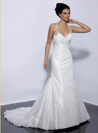 Orifashion HandmadeWedding Dress_ Graceful A-line DC015 - Click Image to Close