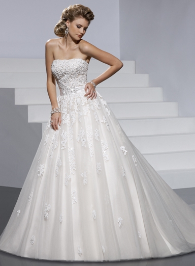 Orifashion HandmadeWedding Dress_Strapless style DC027