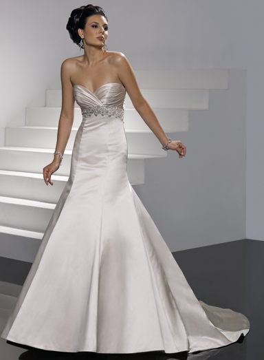 Orifashion HandmadeWedding Dress_Sheath line style DC054