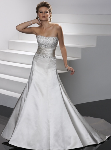 Orifashion HandmadeWedding Dress_Strapless A-lie DC059