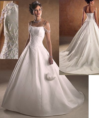 Golden collection wedding dress / gown GW013