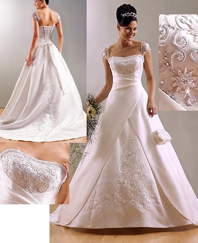 Golden collection wedding dress / gown GW014