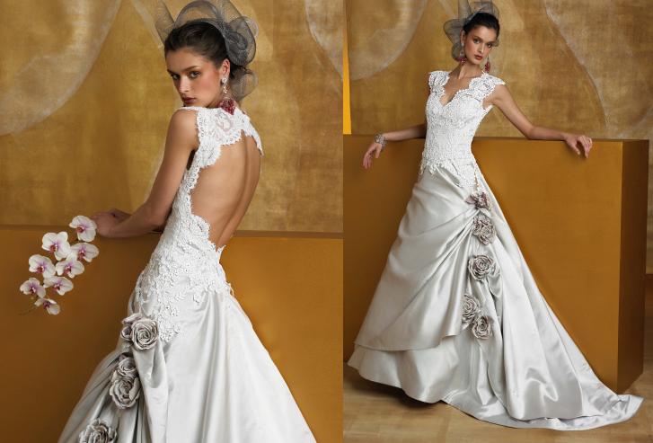 Golden collection wedding dress / gown GW028 - Click Image to Close