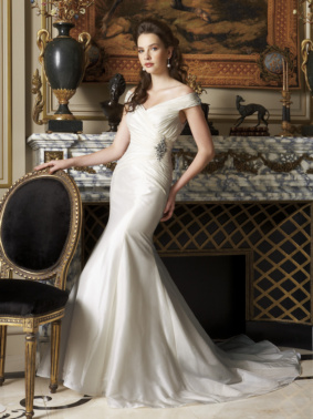 Golden collection wedding dress / gown GW034 - Click Image to Close