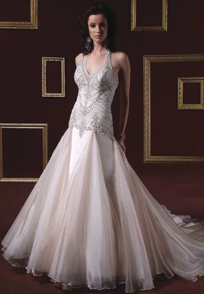 Golden collection wedding dress / gown GW045 - Click Image to Close