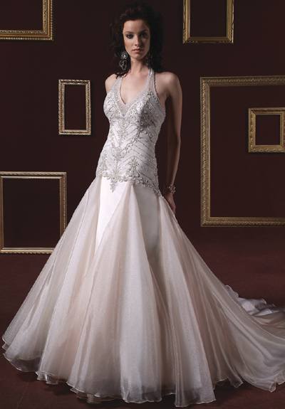 Golden collection wedding dress / gown GW045