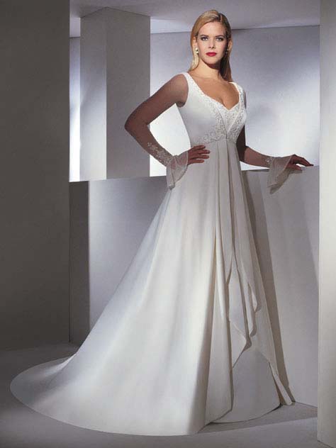 Golden collection wedding dress / gown GW052 - Click Image to Close