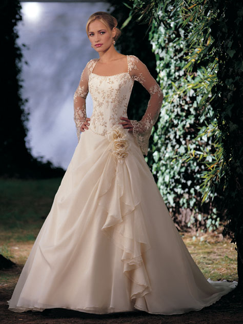 Golden collection wedding dress / gown GW053 - Click Image to Close