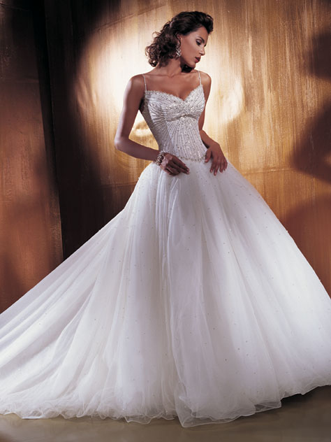 Golden collection wedding dress / gown GW062