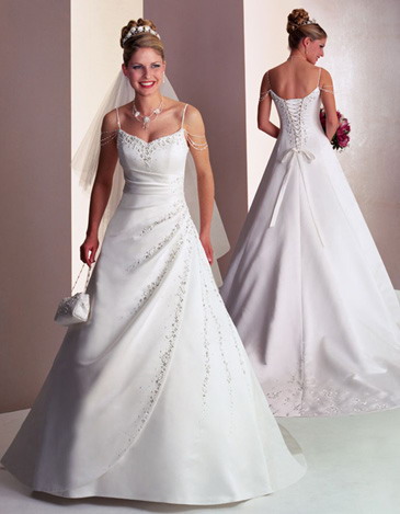 Golden collection wedding dress / gown GW063