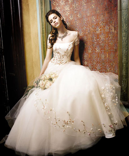 Golden collection wedding dress / gown GW064 - Click Image to Close