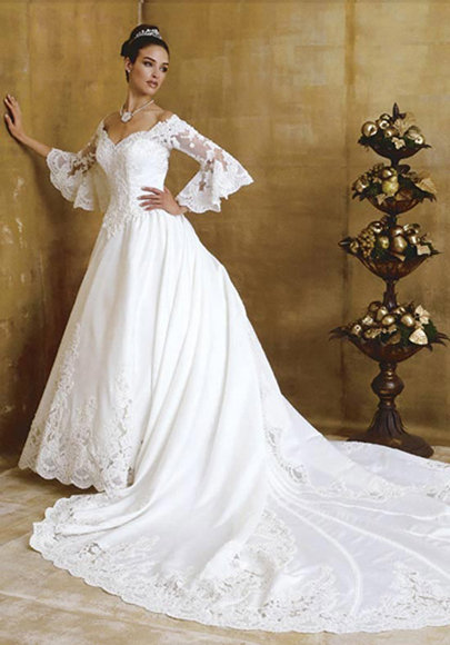 Golden collection wedding dress / gown GW065 - Click Image to Close