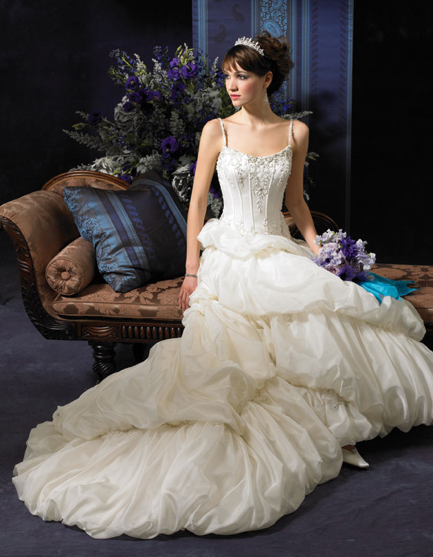 Golden collection wedding dress / gown GW070 - Click Image to Close