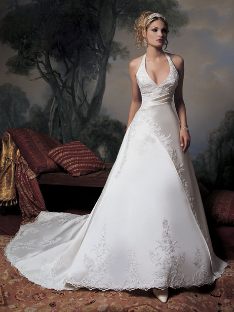 Golden collection wedding dress / gown GW081 - Click Image to Close