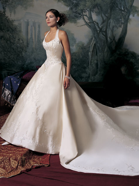 Golden collection wedding dress / gown GW082 - Click Image to Close