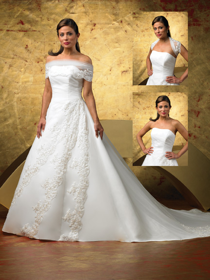 Golden collection wedding dress / gown GW086