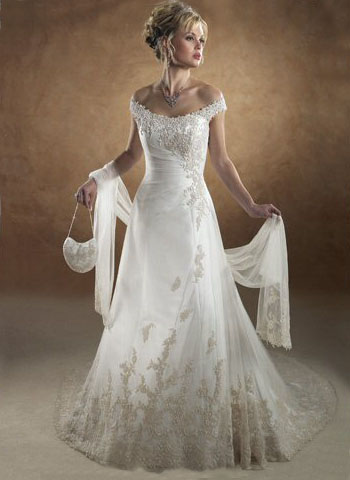 Golden collection wedding dress / gown GW093