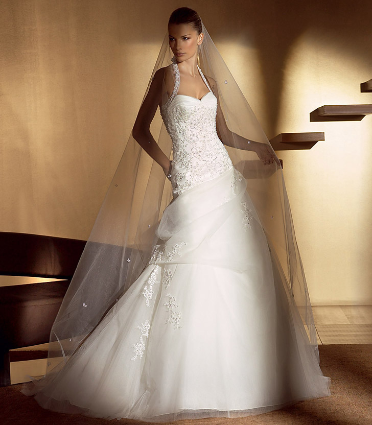 Golden collection wedding dress / gown GW101 - Click Image to Close