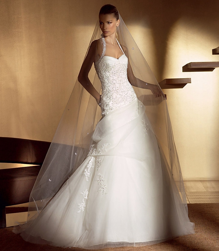 Golden collection wedding dress / gown GW101