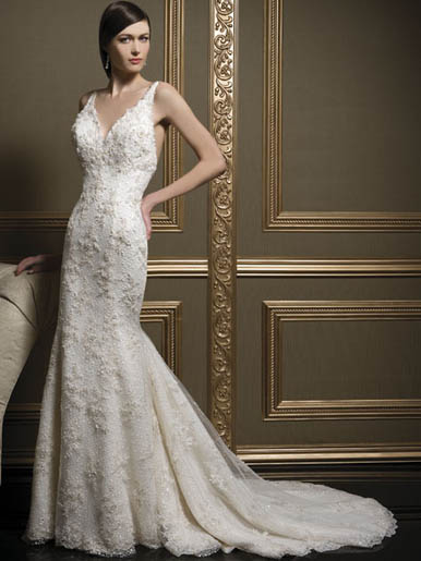 Golden collection wedding dress / gown GW108