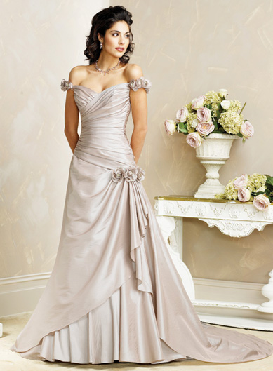 Golden collection wedding dress / gown GW110 - Click Image to Close