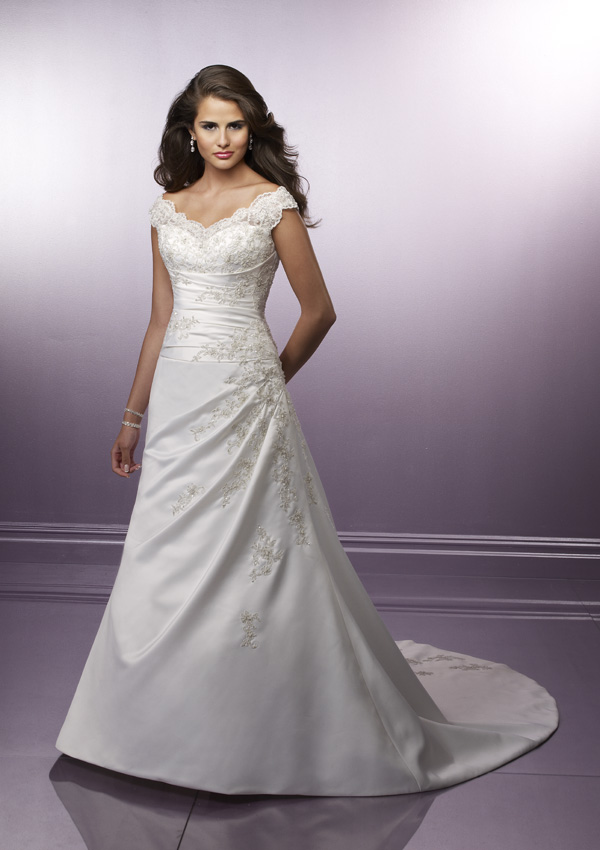 Golden collection wedding dress / gown GW111 - Click Image to Close