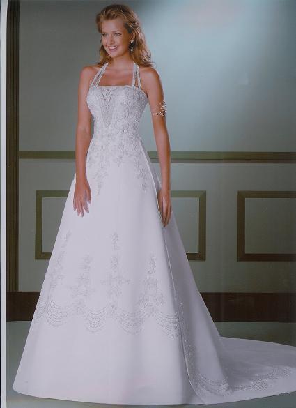 Golden collection wedding dress / gown GW121 - Click Image to Close