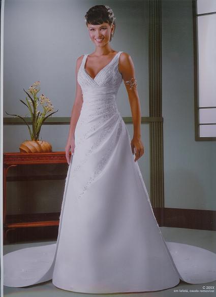 Golden collection wedding dress / gown GW122 - Click Image to Close
