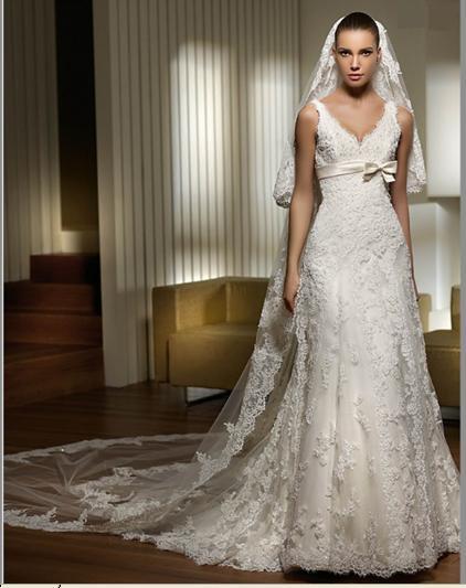 Golden collection wedding dress / gown GW148