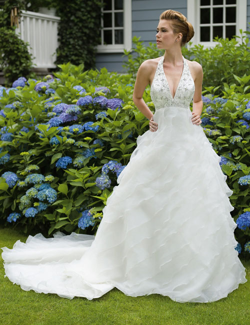 Golden collection wedding dress / gown GW153