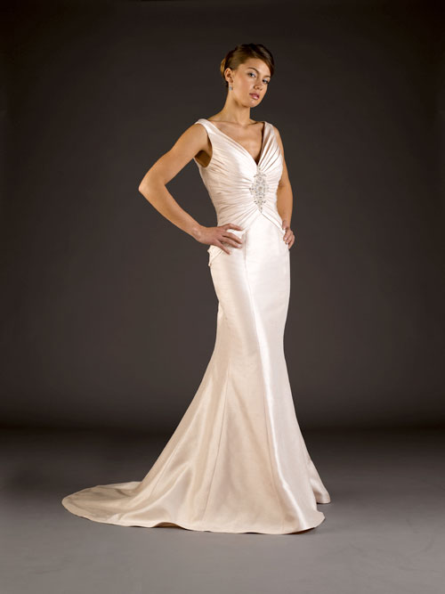 Golden collection wedding dress / gown GW156 - Click Image to Close