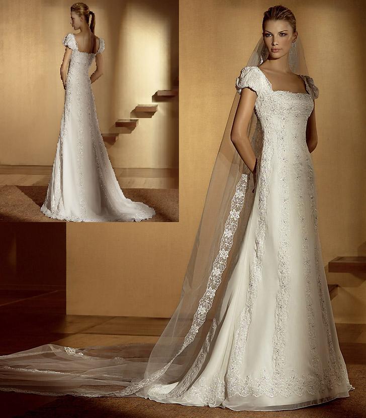 Golden collection wedding dress / gown GW165 - Click Image to Close