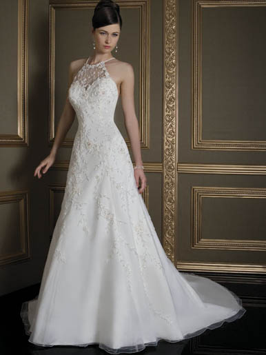 Golden collection wedding dress / gown GW173 - Click Image to Close