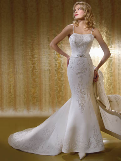 Golden collection wedding dress / gown GW176 - Click Image to Close