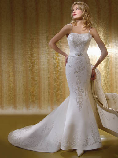 Golden collection wedding dress / gown GW176