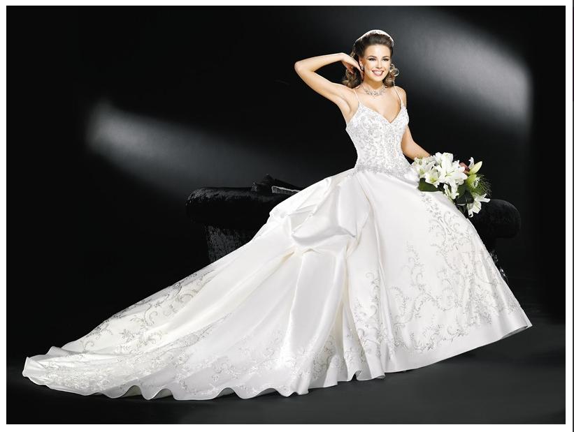 Golden collection wedding dress / gown GW188