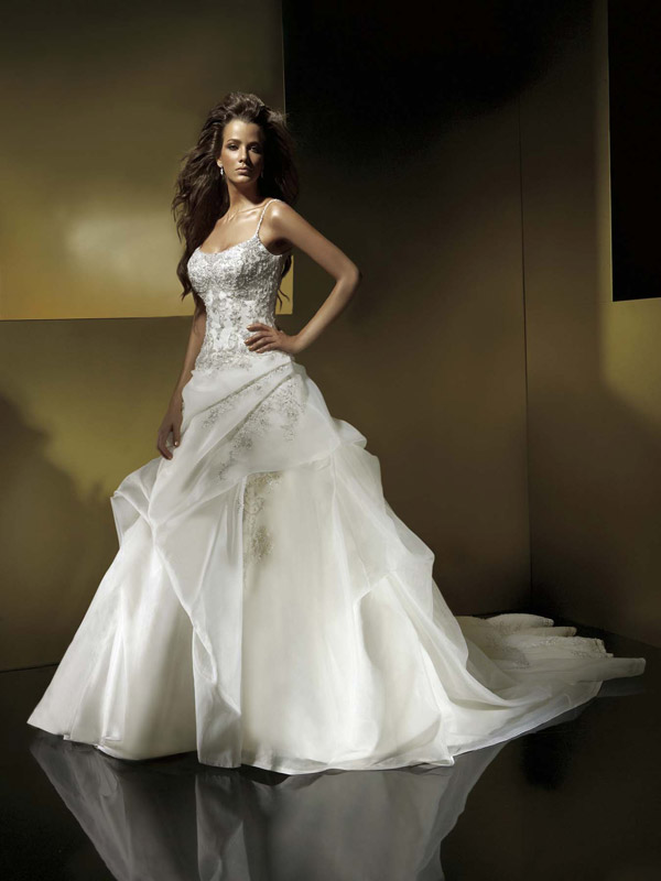 Golden collection wedding dress / gown GW190 - Click Image to Close