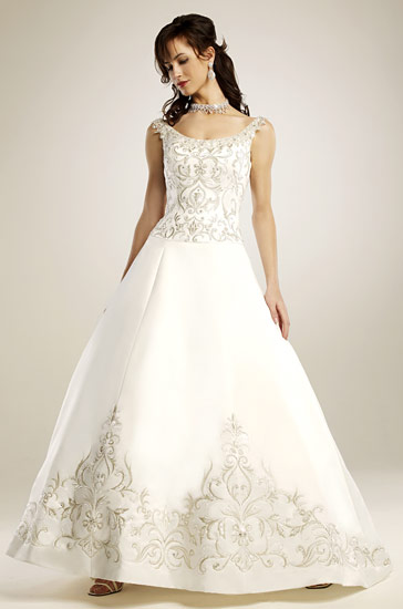 Golden collection wedding dress / gown GW196 - Click Image to Close
