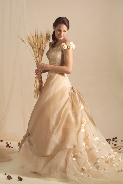 Orifashion handmade Golden collection wedding dress / gown GW202 - Click Image to Close