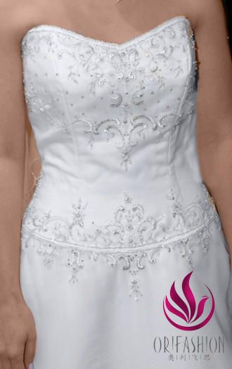 Orifashion HandmadeLuxury Embroidered and Beaded Bridal Gown EG3 - Click Image to Close