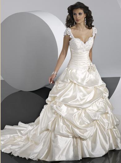 Wedding Dress_Caught-up hem SC004 - Click Image to Close