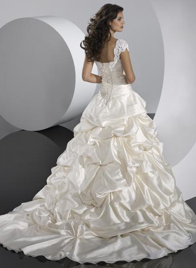 Wedding Dress_Caught-up hem SC004 - Click Image to Close