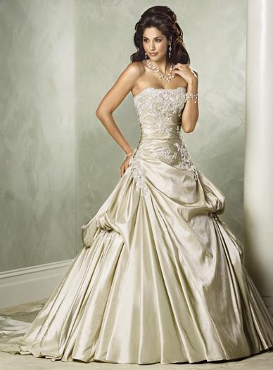 Wedding Dress_Full A-line gown SC025 - Click Image to Close