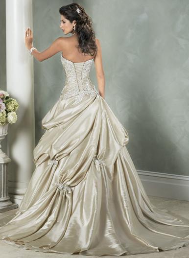 Wedding Dress_Full A-line gown SC025 - Click Image to Close