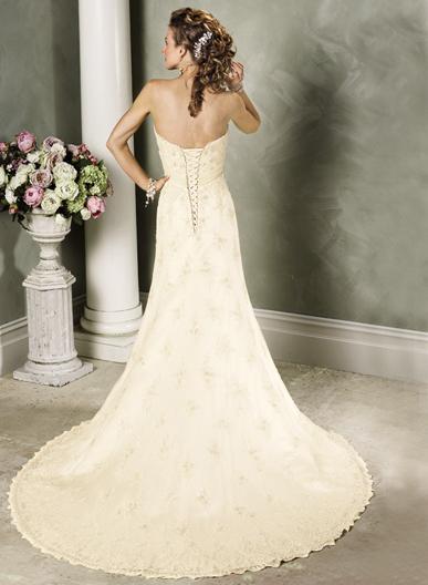 Wedding Dress_Semi-cathedral train SC030 - Click Image to Close